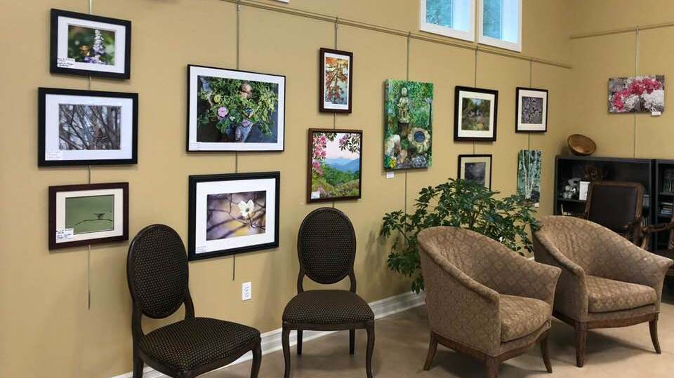 Art and photography exhibit at the 2018 Festival of Friends.