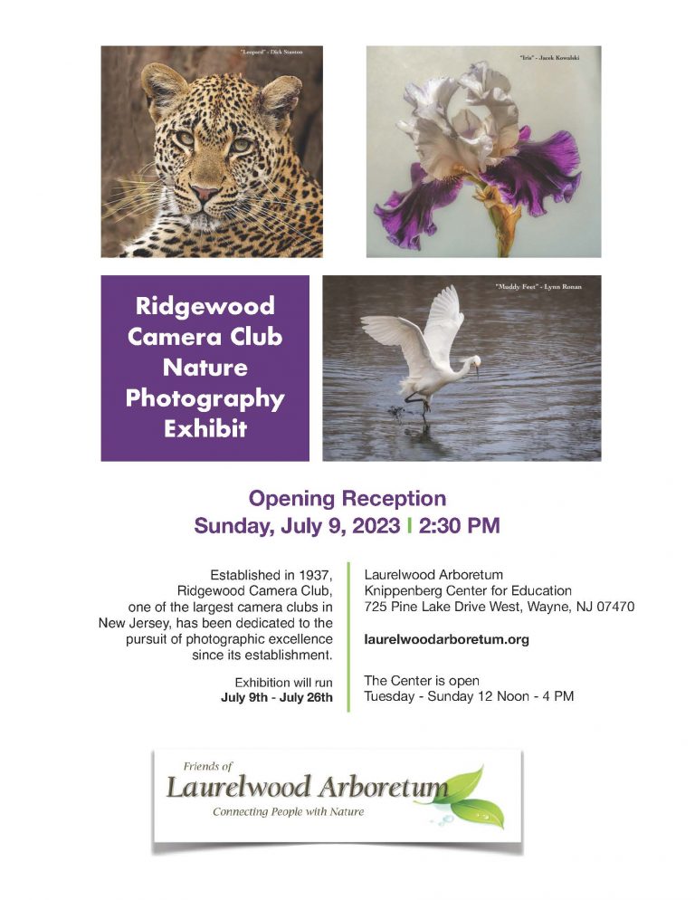 poster for Ridgewood Camera Club Nature Photography Exhibit