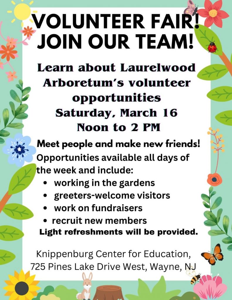 Volunteer Fair @ Laurelwood Arboretum